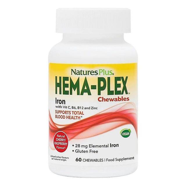 Nature's Plus Hema-Plex Puru tabletit 60 (3768) on Productcaster.