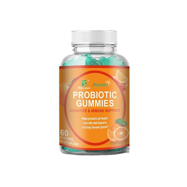 Vorallme Probiotic Gummies Intestinal Reassurance Balance Against Undesirable Bacteria Improve Digestive Function Enhance Immunity 1 bottle on Productcaster.