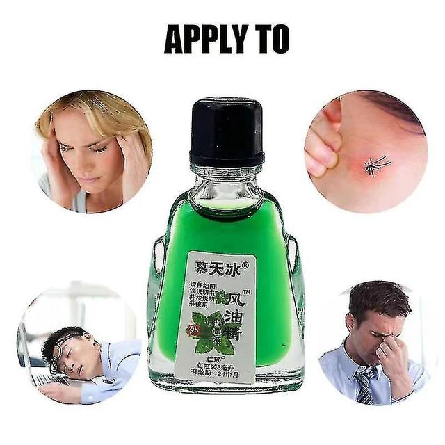 10/20/30pcs 2022 New Balm Refreshing Oil Natural Medicinal For Headache Dizziness Abdominal Rheumatism Pain Fengyoujing Oil Hk Size 10pcs | Fruugo Nz on Productcaster.