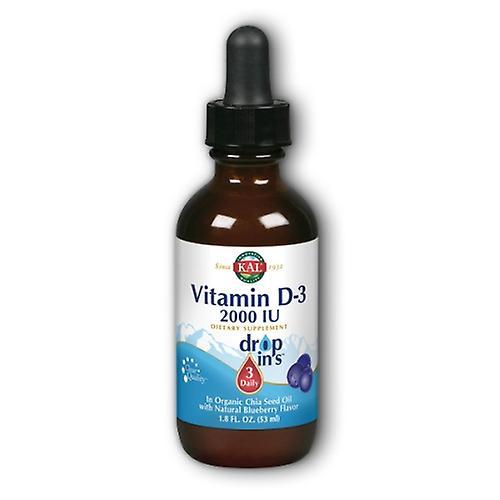 Kal Vitamín D-3 Drop Ins, čučoriedky 1,8 oz (balenie po 3) on Productcaster.