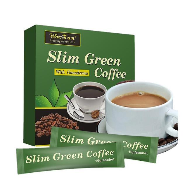 18 Teabags Slim Green Coffee with Ganoderma Control Weight Weight Tea on Productcaster.