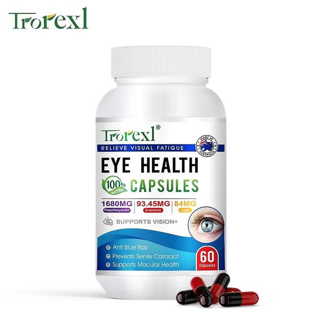 Venalisa Eye Vision Supplement Quickly Restore Vision Improve Eye Myopia Relieve Eye Fatigue Edema Dry Eyes Lutein Extract for Eye Health 1 bottle on Productcaster.