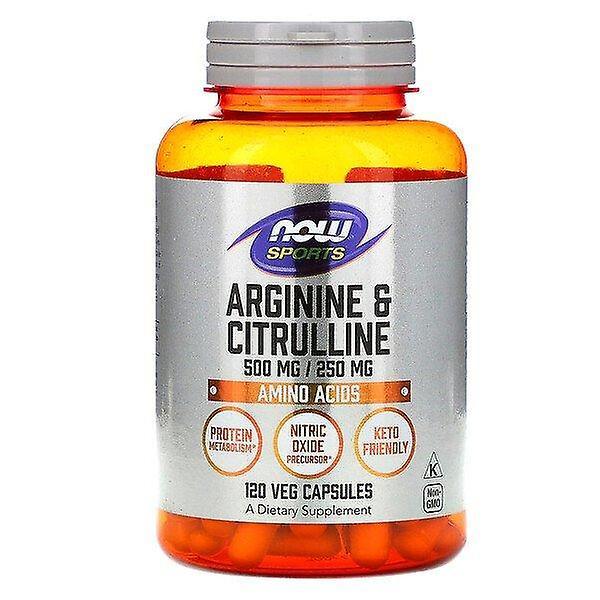 Now Foods, Sports, Arginine & Citrulline, 120 Veg Capsules on Productcaster.