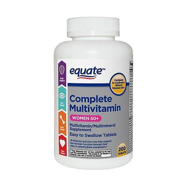 Equate complete multivitamin tablets, women 50+, 200 count on Productcaster.