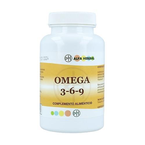 Alfa Herbal Omega 3-6-9 salmon oil, evening primrose and flax 100 softgels of 1000mg on Productcaster.