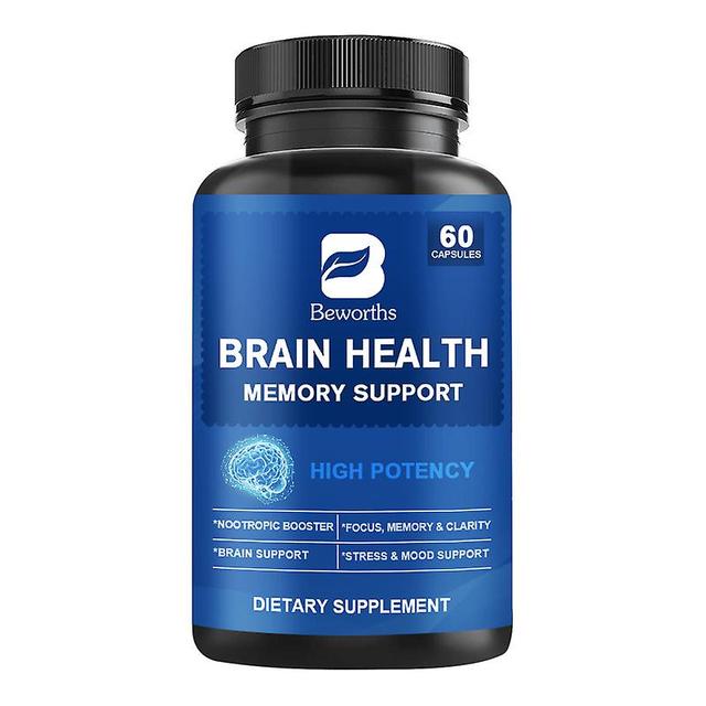 Plus Vegetarian Health Brain T Supplement Supports Memory,focus,clarity, &mental Energy With,plus Phosphatidylserine&huperzine A Tib 60 Pills on Productcaster.