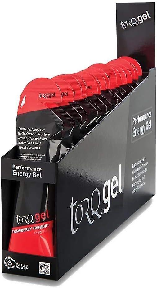 Torq Energy Gel bezlepkové vegánske prírodné ingrediencie Performance Booster - balenie 15 ks Čierny čerešňový jogurt on Productcaster.