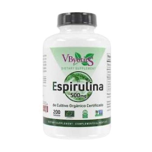 Vbyotics Organic Spirulina 200 tablets of 500mg on Productcaster.