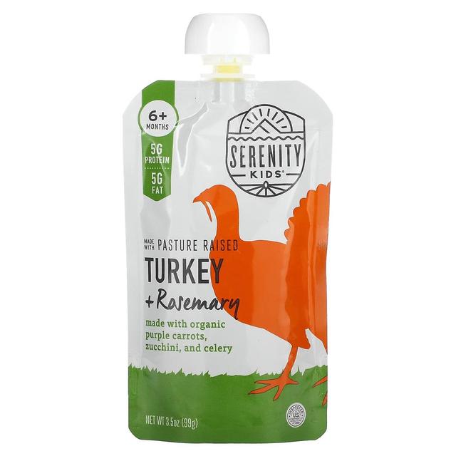 Serenity Kids, Turkey with Rosemary, 6+ Months, 3.5 oz (99 g) on Productcaster.