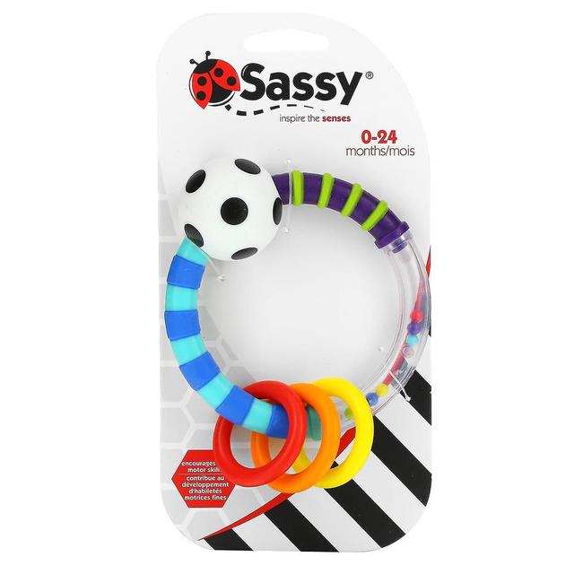 Sassy, Inspire os Sentidos, Ring Rattle, 0-24 Meses, 1 Contagem on Productcaster.