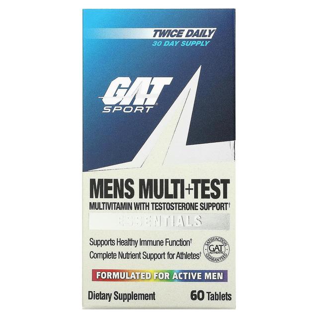 GAT, Mens Multi + Test, 60 Tablets on Productcaster.