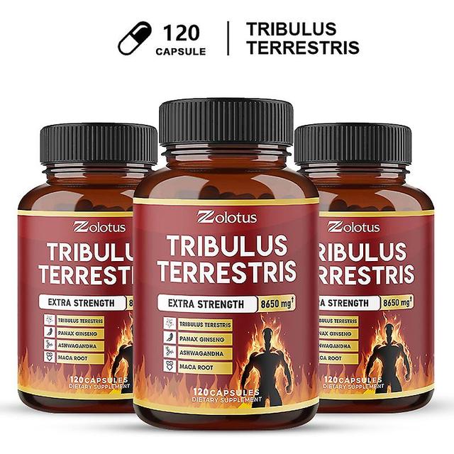 Vorallme manlig dysfunktion tillägg kapslar 8x kraft för att öka energi prestanda Anti-trötthet, Tillägg uthållighet, Testosteron Booster 120Count-... on Productcaster.