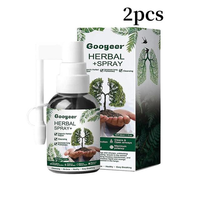 Hot! 30ml Herbal Lung Health Spray | Relieves Body Discomfort & Fatigue, Promotes Relaxation 2pcs on Productcaster.