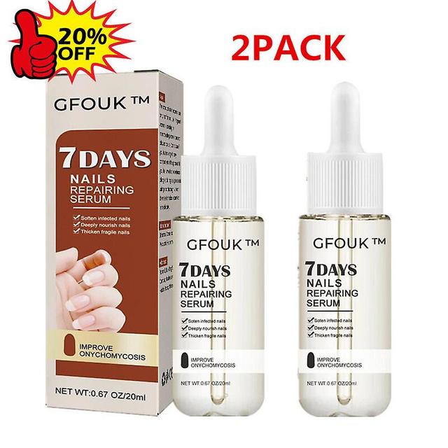 2X GFOUK 7 Days Nail Growth and Strengthening Serum on Productcaster.