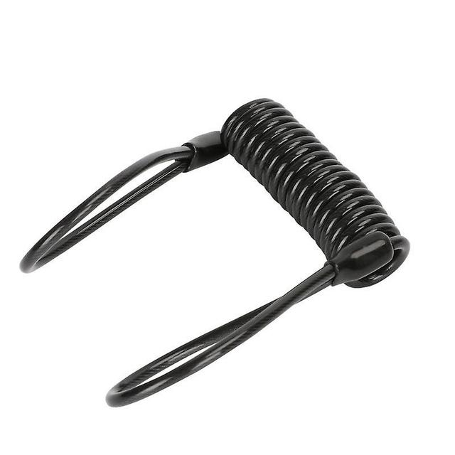 Dewenwils Dww-Un cble noir de rappel de disque de frein de moto, cble de rappel antivol de verrouillage de frein disque de moto de 1,2 m, sans anneau on Productcaster.