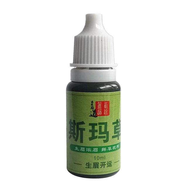 Fruushop Haarpflegeprodukte Xinjiang Usma Grass Juice, Eyebrow, Straw Mash, Thick Eyelashes, Fresh Usman, Hair Line, And Increased Beard 10Ml A on Productcaster.