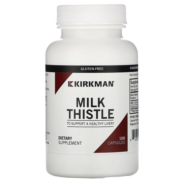 Kirkman Labs, Milk Thistle, 100 Capsules on Productcaster.