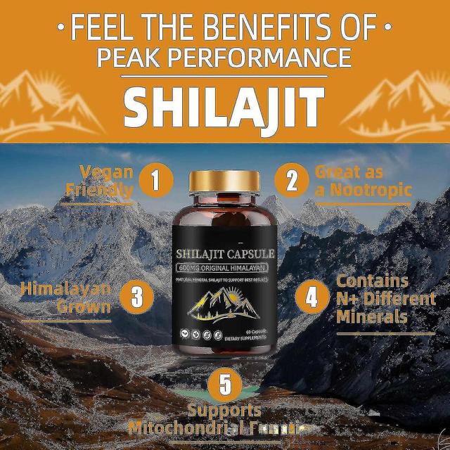 600mg shilajit , himalájsky shilajit ct s, shilajit himalájsky shilajit adap imúnny 2pcs on Productcaster.