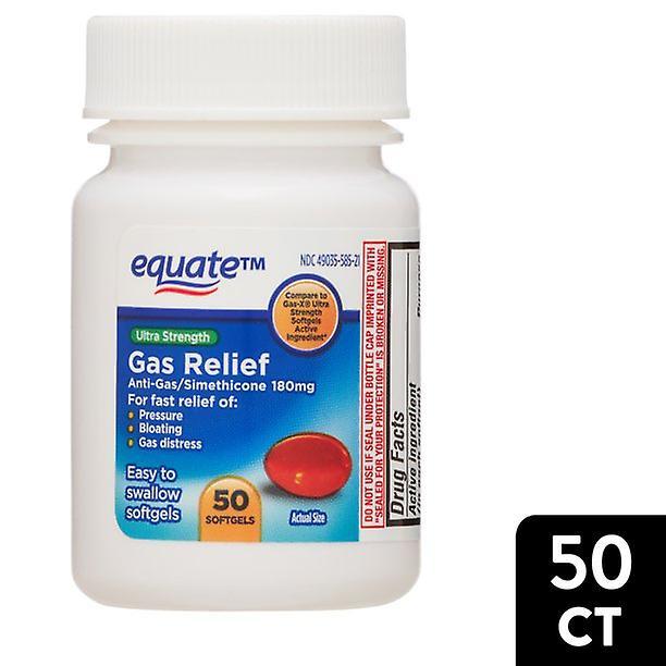 Equate ultra strength gas relief softgels, 50 count on Productcaster.