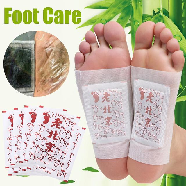 Mingjianan Coussinets pour les pieds Adhésifs Élimination naturelle des toxines végétales Detox Perdre du poids Patchs on Productcaster.