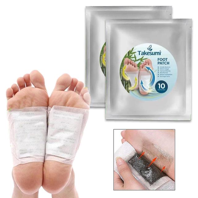 10x Takesumi Foot Patch Aromatische Kräuterentfeuchtung Bambus Holzkohle Gh on Productcaster.