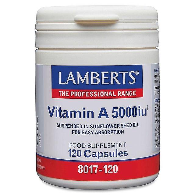 Lamberts Vitamin A 5000iu Capsules 120 (8017-120) on Productcaster.