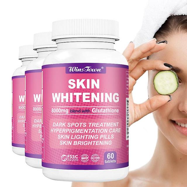 Skin Glossy Capsules, Whitening Pills, Whitening Beauty Capsules 3PCS on Productcaster.