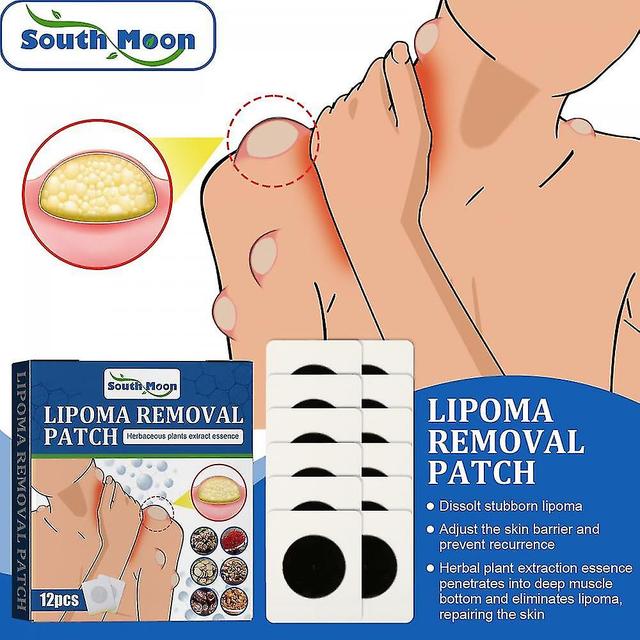 12pcs Herb Lipoma Removal Cream Effectively Removes Subcutaneous Lipoma Inflammation Body Colour Care Sticker on Productcaster.