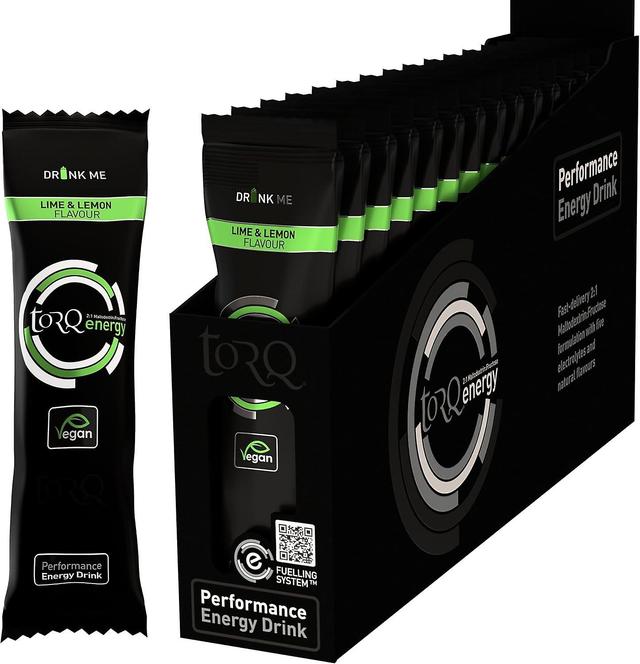 Torq Energy Drink 30g Sachê de Dose Única Reenergize Hidratos com Carboidratos Suplemento Aromas Naturais - - Pack de 15 Limão e Limão on Productcaster.