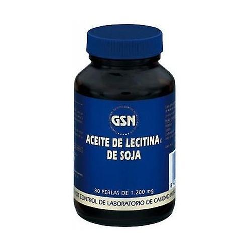 GSN Soy Lecithin Oil 80 softgels of 1200mg on Productcaster.