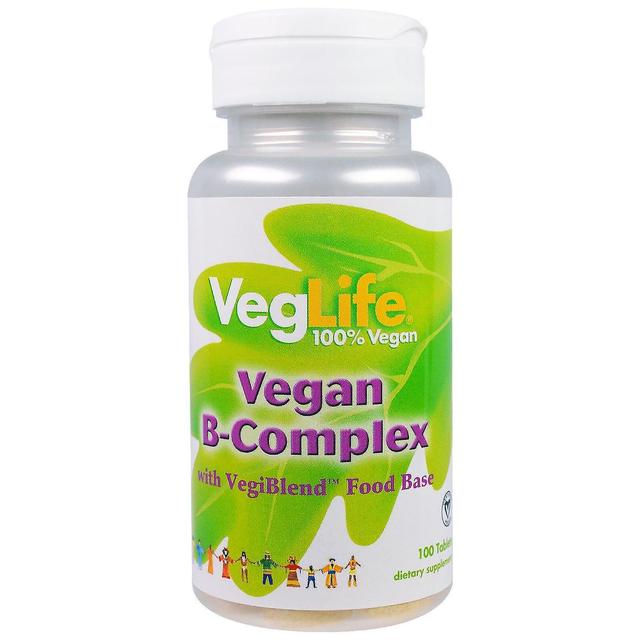 VegLife, B-Complex, Vegan, 100 Tablets on Productcaster.