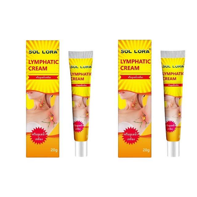 2 pack of 20g natural lymphatic drainage cream, underarm and neck lymphatic care cream, lymphatic care cream to eliminate lymphadenopathy on Productcaster.