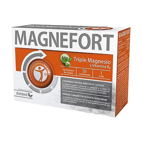 Dietmed Magnefort triple magnesium source 30 tablets on Productcaster.