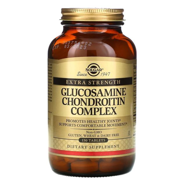 Solgar, Glucosamine Chondroitin Complex, Extra Strength, 150 Tablets on Productcaster.