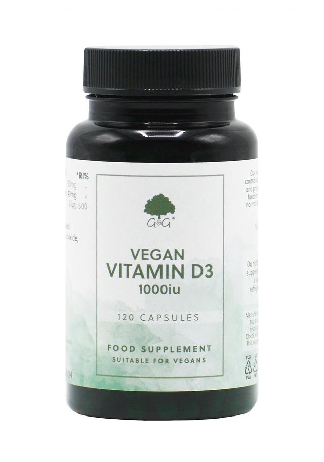 G&G Vitamins G&g vitaminas vegan vitamina d3 1000iu 120's on Productcaster.