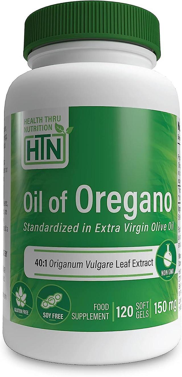 Health Thru Nutrition Oil of Oregano 150mg 120 Softgels on Productcaster.