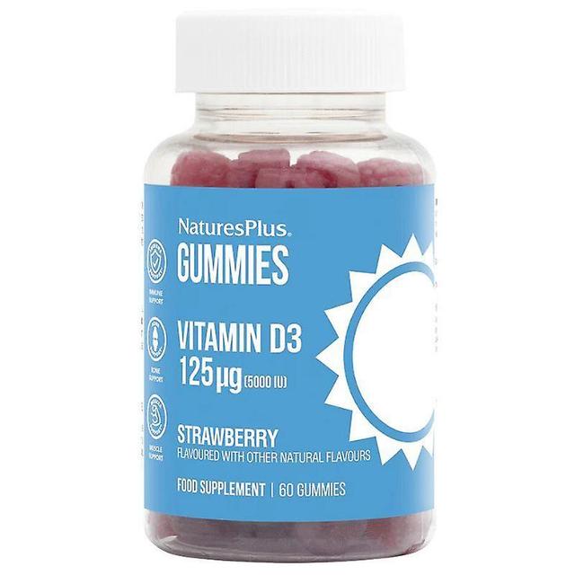 Nature's Plus Vitamina D3 5000iu Gummies 60 (10474) on Productcaster.