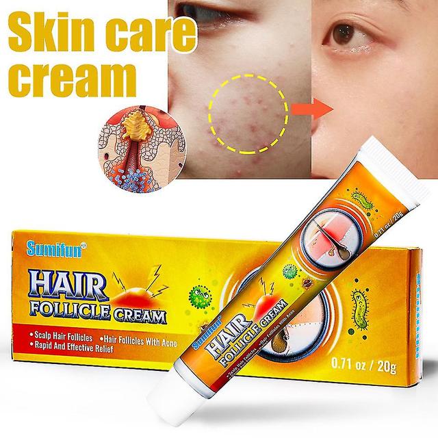 1/2pcs 20g Hair Follicle Cream Folliculitis Skin Inflammation Antibacterial Treatment Ointment Mike on Productcaster.