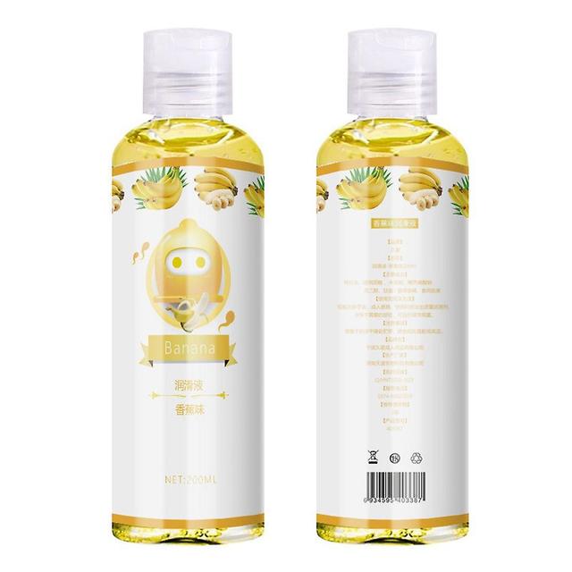 Edible Fruit Flavor Adult Lubricant Gel-lube Edible Oral Sex Sexual-massage Oil Banana flavor on Productcaster.