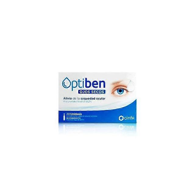 Optiben ojos secos 20 unidades on Productcaster.