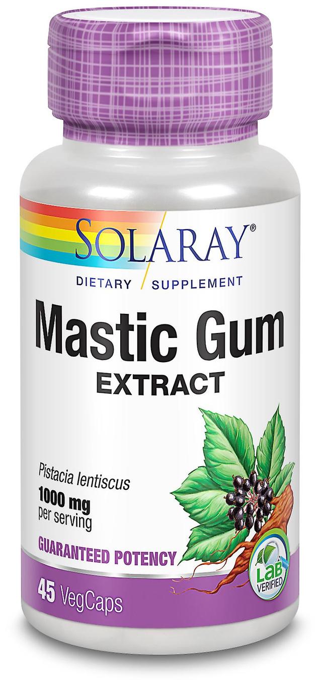 Solaray Mastic Gum 500 mg 45 Kasviskapselit on Productcaster.