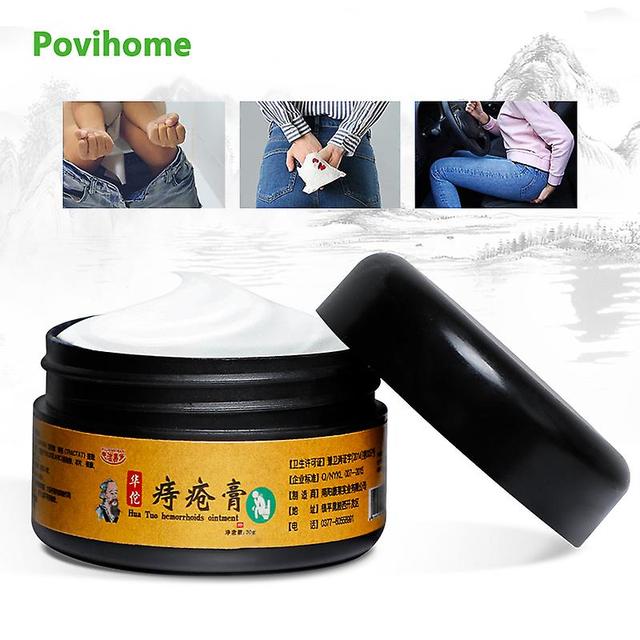 Qian 30g Hua Tuo Naturel Puissant Hémorroïdes Pommade Traitement Crème Hémorroïdes internes Piles Thérapie de fissure anale externe 1 PCS on Productcaster.