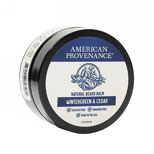 American Provenance Natural Beard Balm Wintergreen & Cedar, 2 Oz (Pack of 1) on Productcaster.