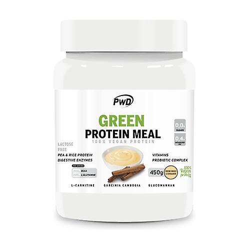 Pwd Green protein meal creme brule-cinnamon 450 g of powder on Productcaster.