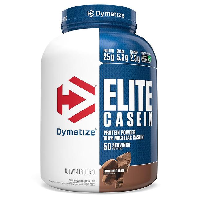 Dymatize, Elite Casein, Rich Chocolate, 4 lbs (1.8 kg) on Productcaster.