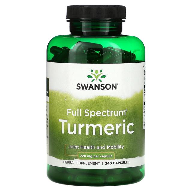 Swanson, Full Spectrum Turmeric, 360 mg, 240 Capsules on Productcaster.