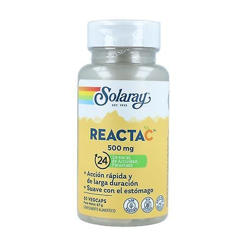 Solaray Reacta-C 60 vegetable capsules of 500mg on Productcaster.