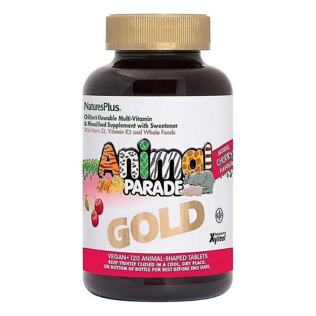 Nature's Plus Animal Parade Gold Chewable Multi Cherry Flavour 120 (29932) on Productcaster.