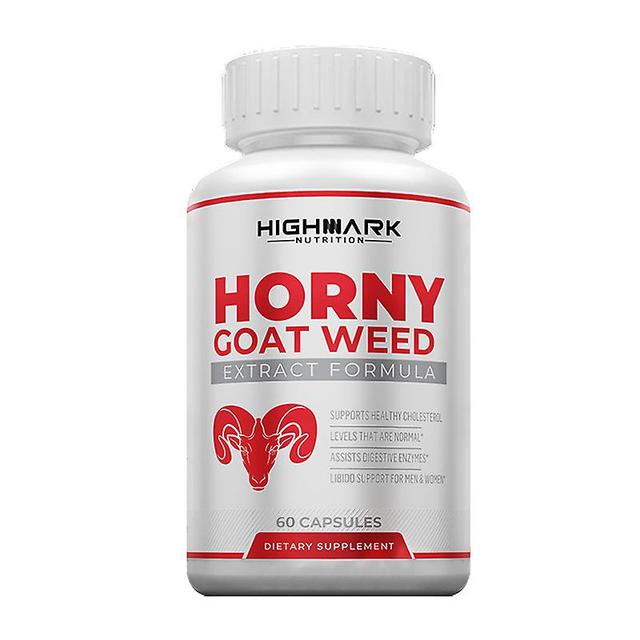 Vorallme Horny Goat Weed Supplement - Supports Improved Male Performance, Increased Energy Supplement Strength & Muscle Growth 60 count-1 bottle on Productcaster.