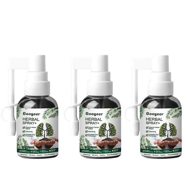 Lung Support Spray Relief Body Ziołowy Płyn Oczyszczający Płuca Detox 30ml 3pcs on Productcaster.